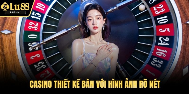 Roulette Lu88 - Sản Phẩm Giải Trí Hấp Dẫn Tại Casino Casino thiết kế bàn với hình ảnh rõ nét