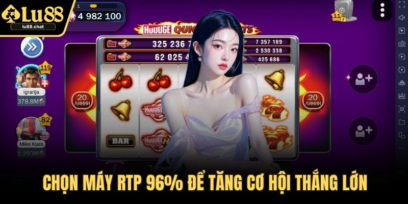 Mẹo Chơi Nổ Hũ Bứt Tốc Lợi Nhuận, Săn Jackpot Khủng Chọn máy RTP 96% để tăng cơ hội thắng lớn