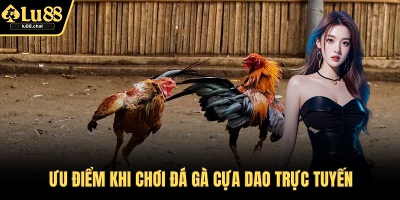 Đá Gà Cựa Dao – Cuộc Chiến Tốc Độ Và Sức Mạnh Mãn Nhãn Ưu điểm khi chơi đá gà cựa dao trực tuyến